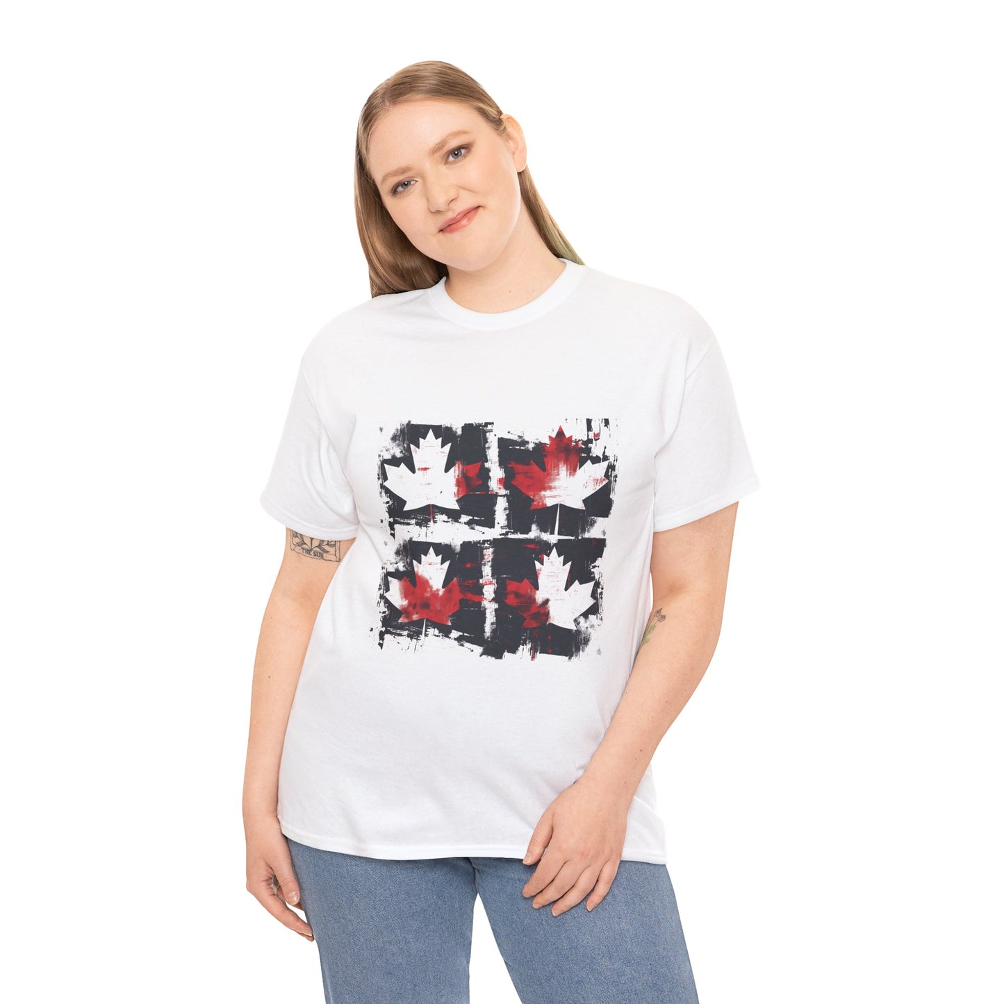 Canadian Maple Leaf Unisex Tee | Casual Wear, Gifts for Canada Day, Comfortable T-Shirt, Streetwear, Vintage Style